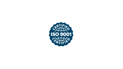 ISO 9001 certified ISO 9001 certified